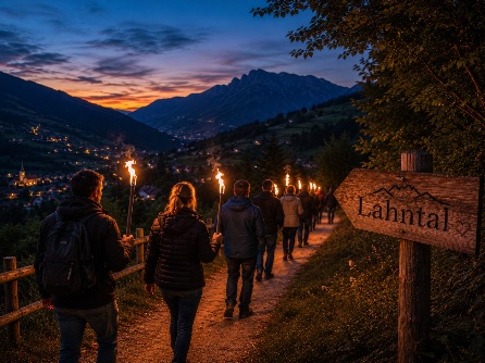 2. Tag – Freizeit und Fackelwanderung mit Glühweinempfang